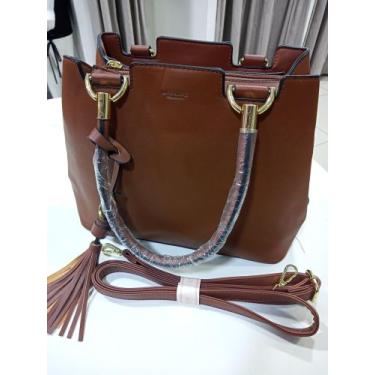Imagem de Bolsa grande cor café - Lace lore, Café