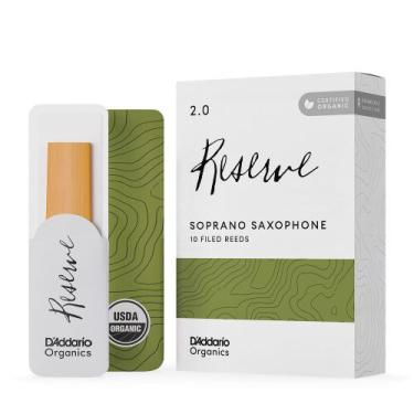 Imagem de Palheta Sax Soprano (10) DAddario Organic Reserve ODIR1020 - DD WOODWI