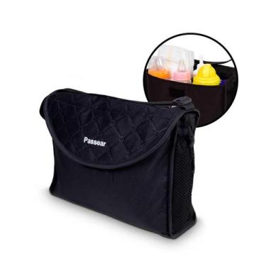 Imagem de Bolsa Maternidade Ares Impermeável - PASSEAR, Preto