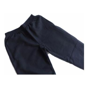 Imagem de Calca De Moletom Flanelado Malwee Masculina Com Punho 6670, Preto, GG