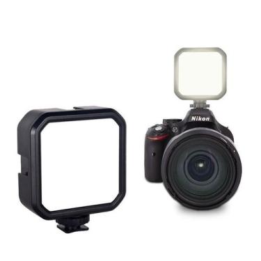 Imagem de Iluminador 62 LEDs, 5w, Bateria Recarregável, p/ Câmera DSLR Celular S