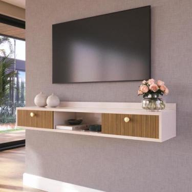 Imagem de Penteadeira Rack Suspenso Beauty 2 Portas Elegante Para Quarto ou Sala