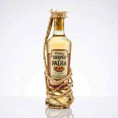 Imagem de Cachaça Envelhecida Chapeu de Palha Ouro 900ml Sabor Marcante Para Cai