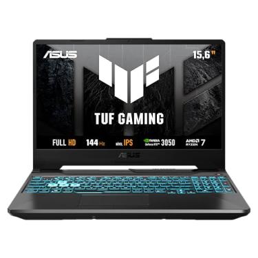 Imagem de Notebook Gamer ASUS TUF Gaming A15, RTX3050 AMD RYZEN 7, 16 GB, 512 GB SSD, W11 Home, 15.6'' IPS 144Hz, Graphite Black - FA506NCG-HN217W