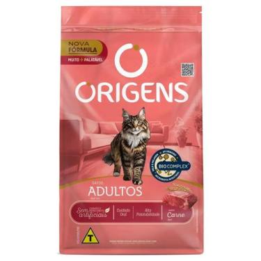 Imagem de Ração Origens Gatos Adultos Carne 1Kg