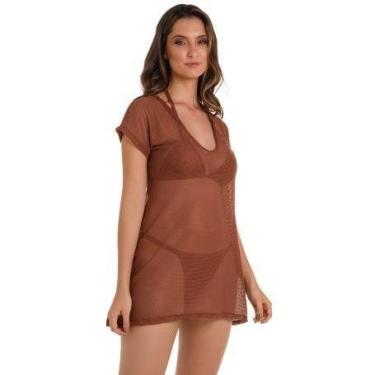 Imagem de Vestido saida de praia em tela - TOP CATZ, Cacau 2, M