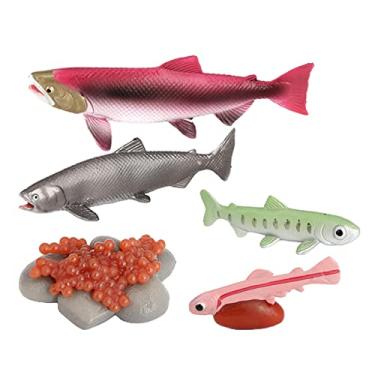 Imagem de Yiju Bolsa de fraldas multifuncional impermeável para viagem bolsas de fraldas para cuidados com o bebê, salmão