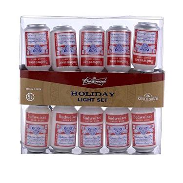 Imagem de Budweiser Conjunto de luzes vintage Kurt Adler UL 10-Light