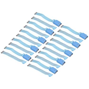 Imagem de Pulseira estática, alça de pulso sem fio ajustável de alta condutividade segura 10 conjunto para manutenção eletrônica para oficina de fábrica