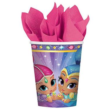 Imagem de Amscan 581653 Cups | Shimmer and Shine Collection | 9oz | 8 pcs | Party Accessory
