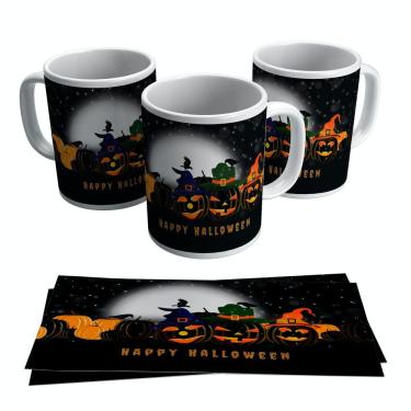 Imagem de Caneca Dia Das Bruxas Happy Halloween Abóbora 325ml
