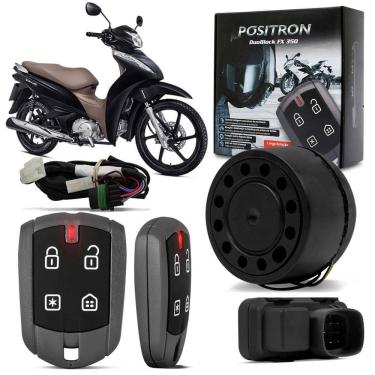 Imagem de Alarme Moto Pósitron DuoBlock Fx G8 Honda Biz 125 2018 2019 Função Presença