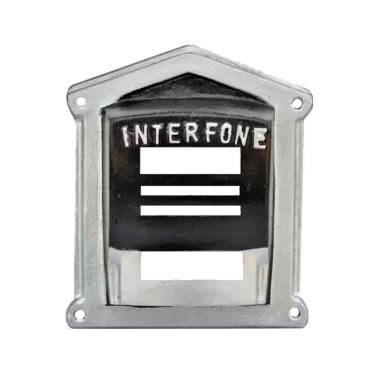 Imagem de Protetor Interfone Caixa em Alumínio Fundido N02 Prata