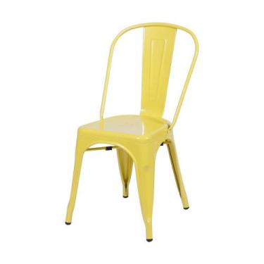 Imagem de Cadeira Tolix Iron Titan Aço Amarela - Or Design