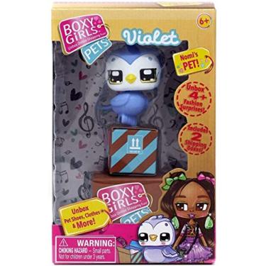 Imagem de Boxy Girls Pet - Violet The Bird - Comes with Mystery Box with Accesories Inside - Ages 6 and Up