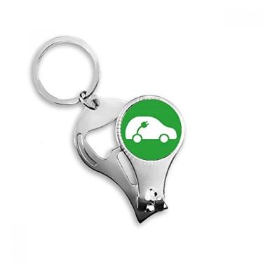 Imagem de Plug Energy Vehicles Protect Environment Nail Nipper Ring Chaveiro Abridor de Garrafas Clipper