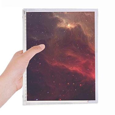 Imagem de Caderno Fancy Nebula Dark Universe Diário de folhas soltas recarregáveis Papelaria