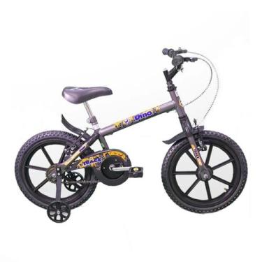 Imagem de Bicicleta Infantil Aro 16 Track E Bikes Dino Passeio Urbano Com Para-L