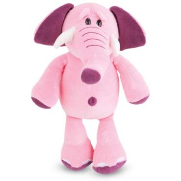 Imagem de Elefante Baby de Pelúcia Rosa 35 cm Antialérgico