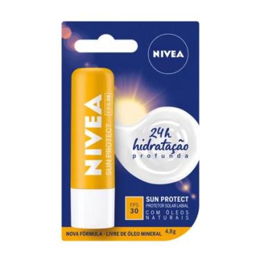 Imagem de Protetor Solar Labial Nivea 4,8 g Lip Care Fps30 Sun Protect NÍVEA