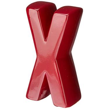 Imagem de Letra X Decorativa Ceramicas Pegorin Marsala