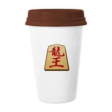 Imagem de Caneca de cerâmica Dragon Lord Chess Japonês Passageiro Caneca de café Copo de cerâmica