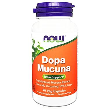 Imagem de Dopa Mucuna 800mg 90 capsulas Natural Importado - Now Foods