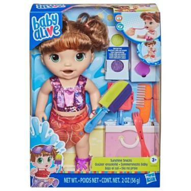 Imagem de Baby Alive Boneca Bebê Dia Na Praia, Cabelos Castanho - 5010993813933