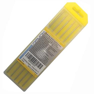 Imagem de Eletrodo de tungstênio de soldagem TIG 1,5% vara lanthanada (ouro, EWLa15) pacote com 5 (0,1 cm x 17,78 cm)