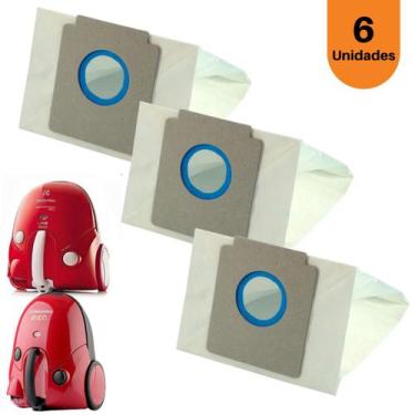 Imagem de Saco Aspirador de po Electrolux PET LOVER 6 unid Limpeza Rapida - AllC