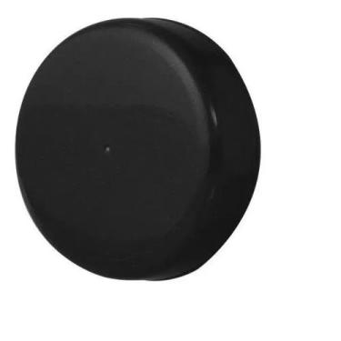Imagem de 10 Tampa Plástica P/ Vidro Pote Palmito 3 Litros 110mm Preta - não esp