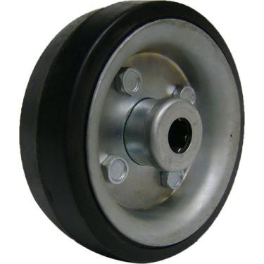 Imagem de Roda De Chapa 5' P/ Carrinho De Mercado, Carga, Etc. Bdn 514 Rolete 5/