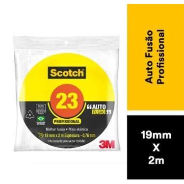 Imagem de Fita Isolante de Alta Fusão SCOTCH 23 19mm x 2m REF: H0002190397 -3M