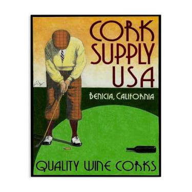 Imagem de Stupell Industries Design de arte de parede em tela de pôster de cortiça antiga por Jean-Pierre Got, 61 x 76 cm