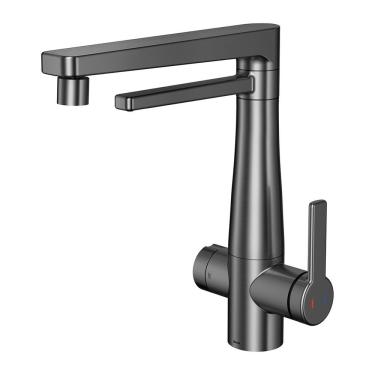 Imagem de Torneira Misturador Monocomando Docol Nova Docolvitalis 1579670 Com Filtro Bancada Grafite Escovado