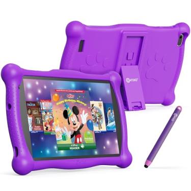 Imagem de Contixo Tablet infantil de aprendizagem HD V10A de 7 polegadas para crianças de 3 a 7 anos com 32 GB, controle parental, capa à prova de crianças, Stylus e mais de 50 eBooks da Disney (valor de $200