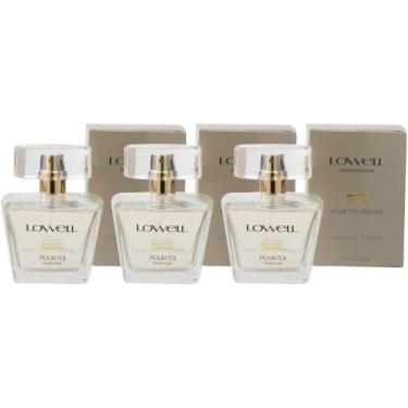 Imagem de Lowell Pour Toi Kit 3 Parfum Cabelo e Corpo Perfume 75ml