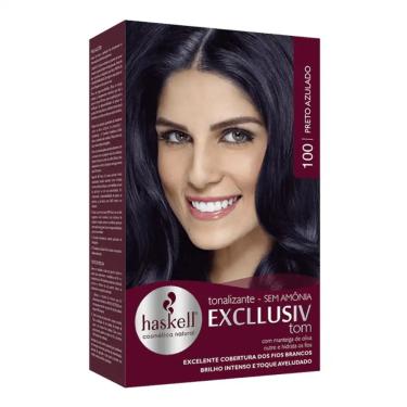 Imagem de Tonalizante Haskell Excllusiv Tom Preto Azulado 100