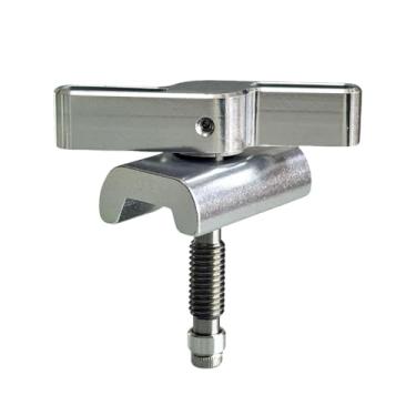 Imagem de KiBcsLic Braçadeira de dobradiça para bicicleta dobrável, acessório para bicicleta, fixação estável, peças de reparo robustas, encaixe perfeito, compacta e de, Prata