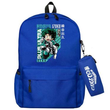 Imagem de Mochila escolar Mys Heros Academia para crianças - 35x12x43cm