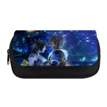 Imagem de Estojo de lápis Finals Fantasy Cartoon Anime Bolsa de lápis grande