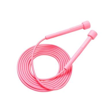 Imagem de Colaxi Corda de pular silenciosa, leve e portátil de 270-280 cm para atividades ao ar livre, em gramados, academias e pisos de cimento, Rosa