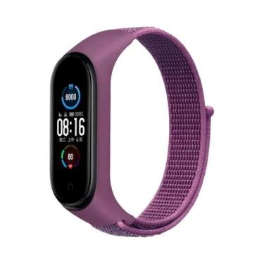 Imagem de Pulseira De Nylon Respirável Para Xiaomi Mi Band 7 6 5 4 3 8, Correia 