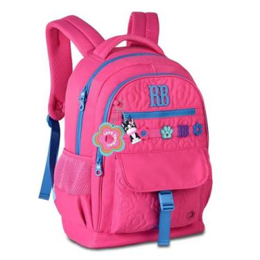 Imagem de Mochila de Costas Rebecca Bonbon Flower Power RB26235 Grande Juvenil S
