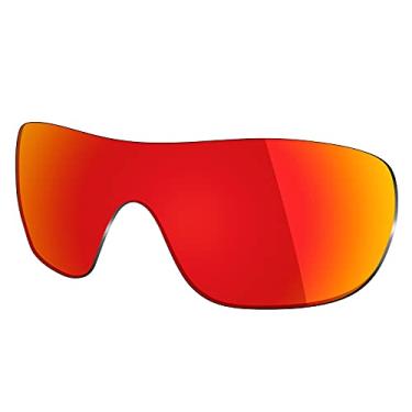 Imagem de Lentes de reposição Mryok para Oakley Distress – Opções, Polarizado - Vermelho fogo, One Size