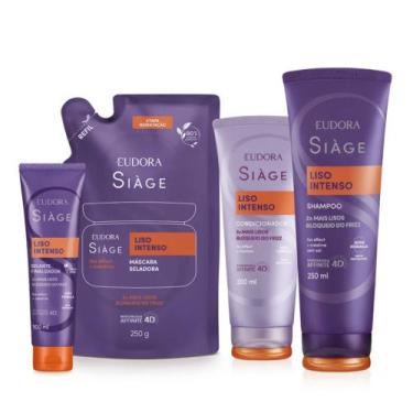 Imagem de Combo Siàge Liso Intenso (4 itens) - Eudora Siàge
