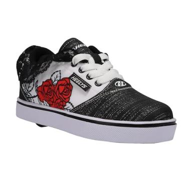 Imagem de HEELYS Sandália masculina com rodas, Preto/branco/vermelho, 21