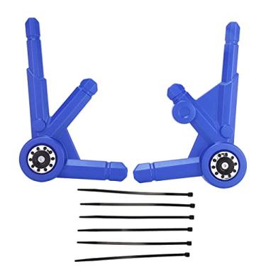 Imagem de GRCFUMO 2PCS Tampa do protetor de protetor da moldura lateral da moldura, painel de estrutura lateral robusta, protetor de guarda do painel lateral esquerdo para o painel para (Azul)