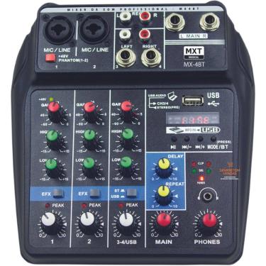Imagem de Mesa de Som MXT 4 Canais com Efeitos MX-4BT
