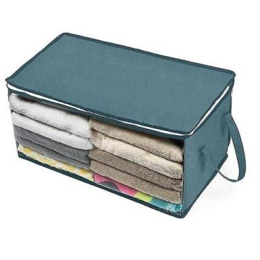 Imagem de Organizadores de fraldas azul-1pc underbed caixas de armazenamento de 